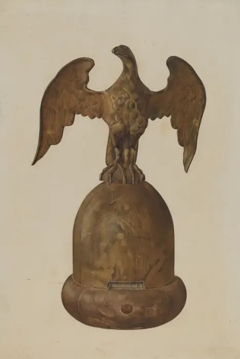 Framed Print : Flag Pole Finial, 1935 / 1942. Creator: Victor F. Muollo Framed Print : Flag Pole Finial, 1935 / 1942. Creator: Victor F. Muollo
