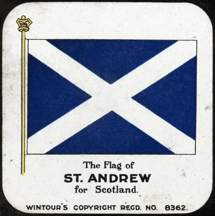 Framed Print : The Flag of St Andrew for Scotland, c1910s(?)