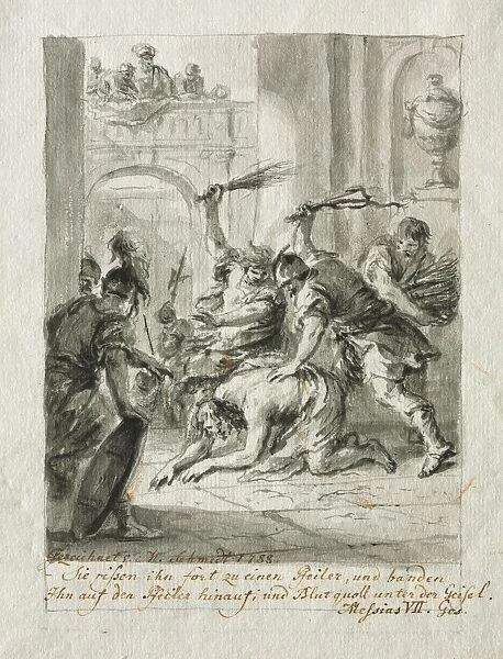 The Flagellation, 1788. Creator: Martin Johann Schmidt (Austrian, 1718-1801)
