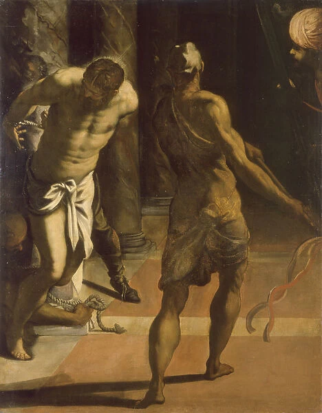 The Flagellation of Christ, 1570s. Creator: Tintoretto, Jacopo (1518-1594)