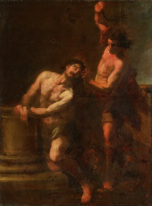 Framed Print : Flagellation of Christ, 1690-1710. Creator: Unknown Framed Print : Flagellation of Christ, 1690-1710. Creator: Unknown