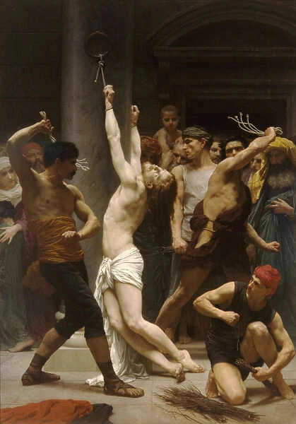 The Flagellation of Christ. Artist: Bouguereau, William-Adolphe (1825-1905)