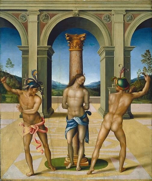 The Flagellation of Christ, c. 1512  /  1515. Creator: Bacchiacca