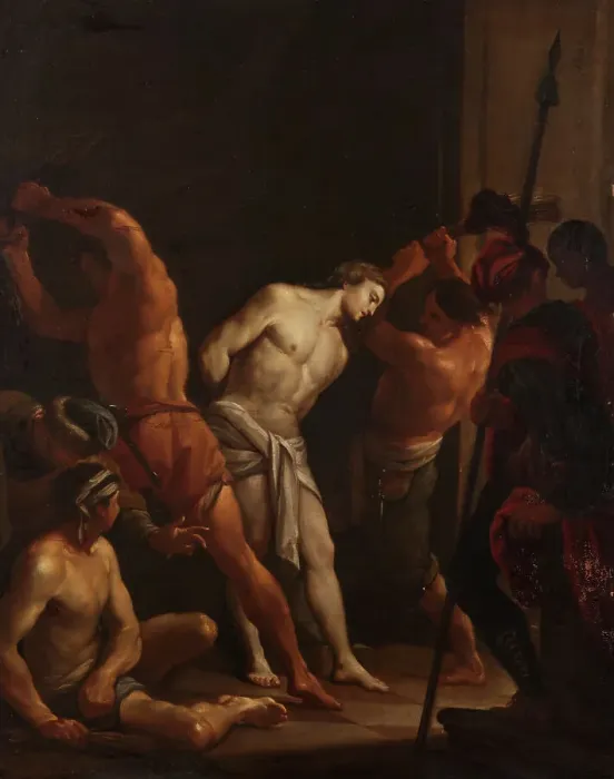 Framed Print : The Flagellation of Christ. Creator: Unknown Framed Print : The Flagellation of Christ. Creator: Unknown