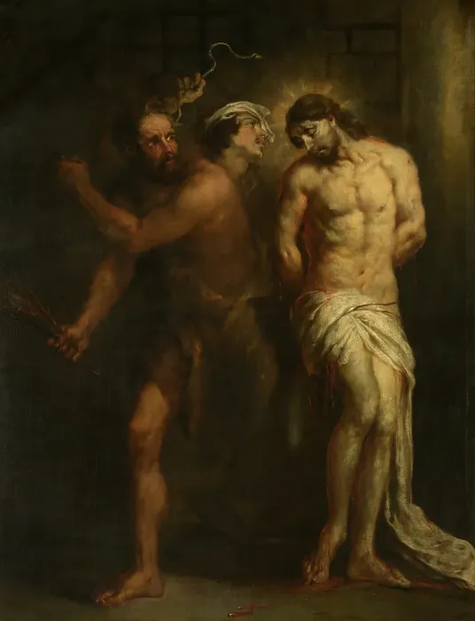 Framed Print : Flagellation. Creator: Jan Cossiers Framed Print : Flagellation. Creator: Jan Cossiers