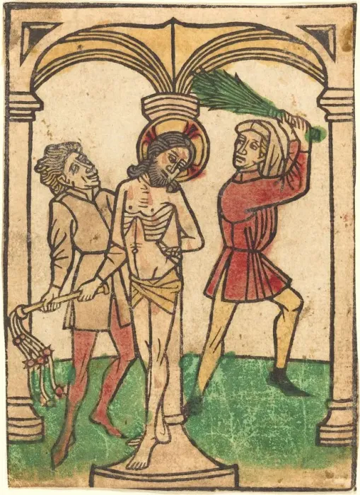 Framed Print : The Flagellation. Creator: Ludwig of Ulm Framed Print : The Flagellation. Creator: Ludwig of Ulm