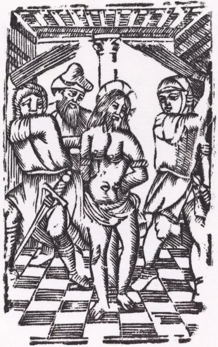 Framed Print : The Flagellation. Creator: Unknown Framed Print : The Flagellation. Creator: Unknown