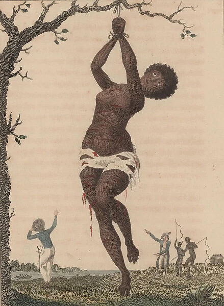 Flagellation of a Female Samboe Slave, 1793. Creator: Blake, William (1757-1827)