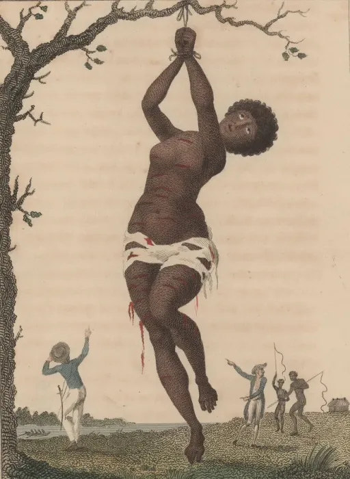 Framed Print : Flagellation of a Female Samboe Slave, 1793. Creator: Blake, William (1757-1827) Framed Print : Flagellation of a Female Samboe Slave, 1793. Creator: Blake, William (1757-1827)