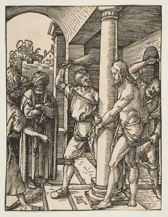 Framed Print : The Flagellation, from The Small Passion, ca. 1509. Creator: Albrecht Durer Framed Print : The Flagellation, from The Small Passion, ca. 1509. Creator: Albrecht Durer