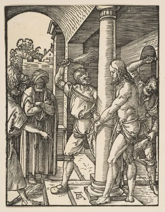 Framed Print : The Flagellation, from The Small Passion, ca. 1509. Creator: Albrecht Durer Framed Print : The Flagellation, from The Small Passion, ca. 1509. Creator: Albrecht Durer