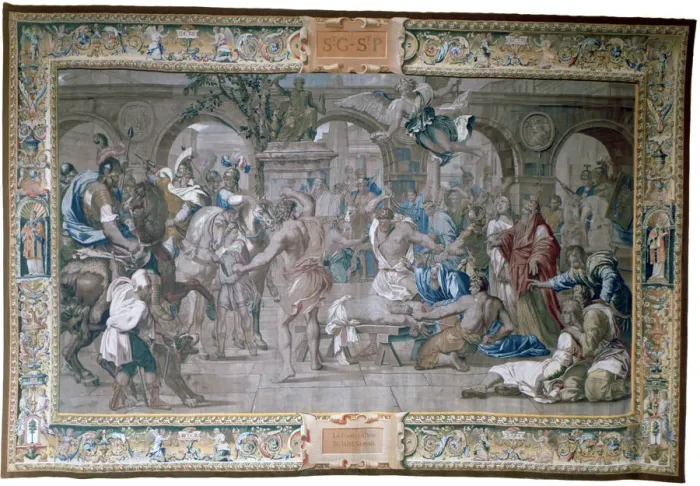 Framed Print : The Flagellation of St Gervais, c1620-1670. Artist: Philippe de Champaigne Framed Print : The Flagellation of St Gervais, c1620-1670. Artist: Philippe de Champaigne