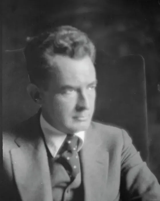 Framed Print : Flagg, Montgomery, Mr. portrait photograph, between 1917 and 1921. Creator: Arnold Genthe