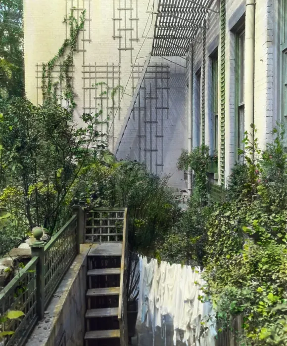 Framed Print : Flagstones, Charles Clinton Marshall house, 117 West 55th Street, New York, New York, 1922. Creator: Frances Benjamin Johnston. Flagstones, Charles Clinton Marshall house, 117 West 55th Street, New York, New York, 1922 Framed Print : Flagstones, Charles Clinton Marshall house, 117 West 55th Street, New York, New York, 1922. Creator: Frances Benjamin Johnston. Flagstones, Charles Clinton Marshall house, 117 West 55th Street, New York, New York, 1922