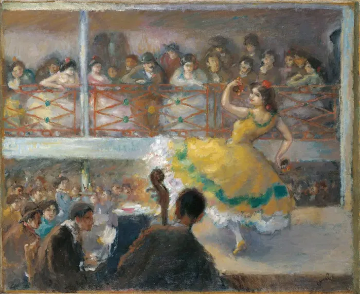 Framed Print : Flamenco. Artist: Canals, Ricard (1876-1931) Framed Print : Flamenco. Artist: Canals, Ricard (1876-1931)
