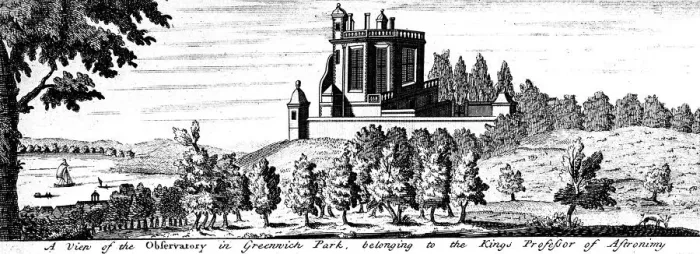 Framed Print : Flamsteed House in Greenwich Park, London, late 17th century Framed Print : Flamsteed House in Greenwich Park, London, late 17th century