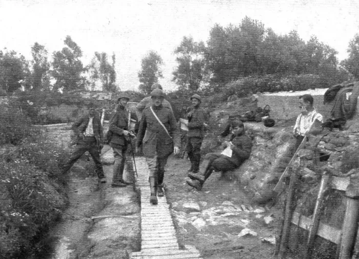 Framed Print : Flanders Operations; Before relief of the Belgians by the French... 1917. Creator: Unknown Framed Print : Flanders Operations; Before relief of the Belgians by the French... 1917. Creator: Unknown