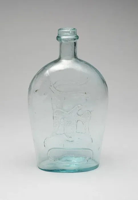 Framed Print : Flask, 1860 / 75. Creator: Unknown Framed Print : Flask, 1860 / 75. Creator: Unknown