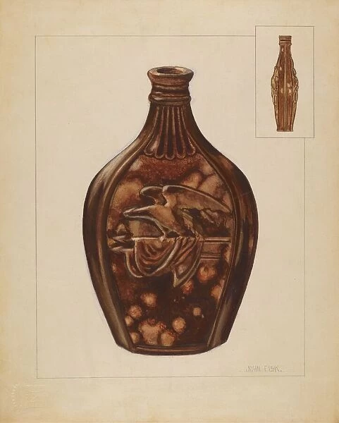 Flask, 1936. Creator: John Fisk