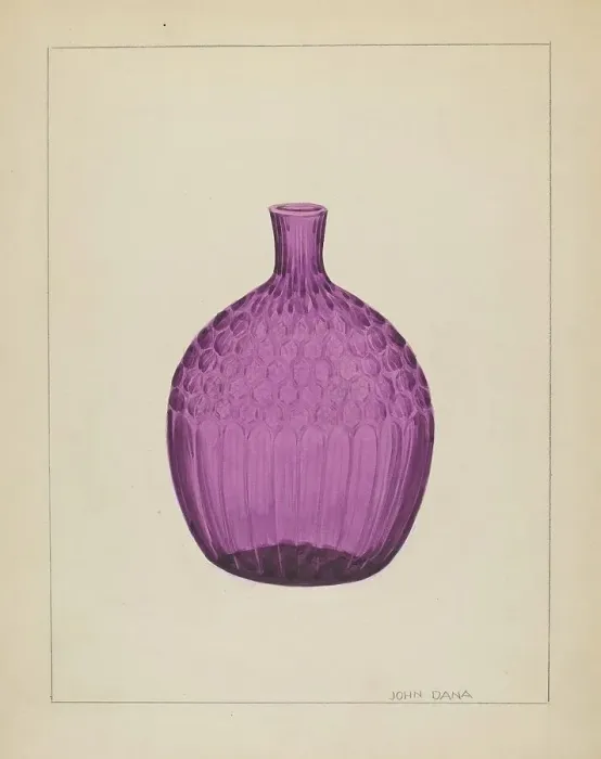 Framed Print : Flask, c. 1936. Creator: John Dana Framed Print : Flask, c. 1936. Creator: John Dana