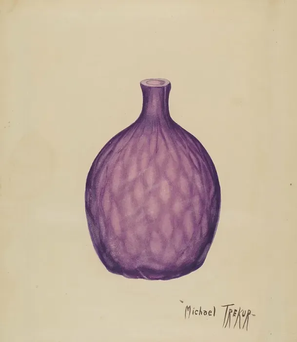 Framed Print : Flask, c. 1936. Creator: Michael Trekur Framed Print : Flask, c. 1936. Creator: Michael Trekur