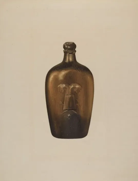 Framed Print : Flask, c. 1938. Creator: Isidore Steinberg Framed Print : Flask, c. 1938. Creator: Isidore Steinberg