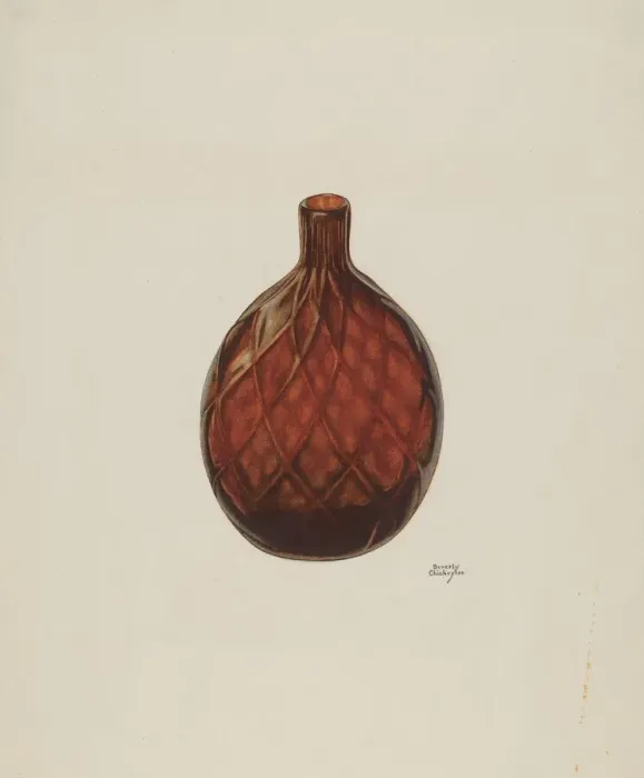 Framed Print : Flask, c. 1940. Creator: Beverly Chichester Framed Print : Flask, c. 1940. Creator: Beverly Chichester