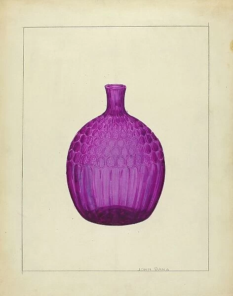 Flask, c. 1940. Creator: John Dana