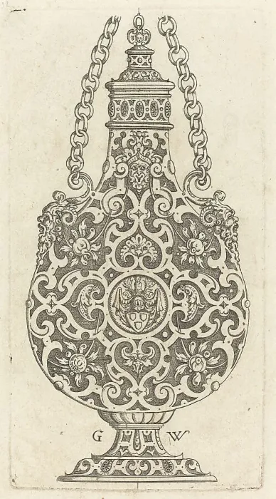 Framed Print : Flask. Creator: Georg Wechter I Framed Print : Flask. Creator: Georg Wechter I