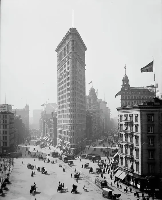Framed Print : Flatiron Building, New York, N.Y. between 1902 and 1910. Creator: Unknown Framed Print : Flatiron Building, New York, N.Y. between 1902 and 1910. Creator: Unknown
