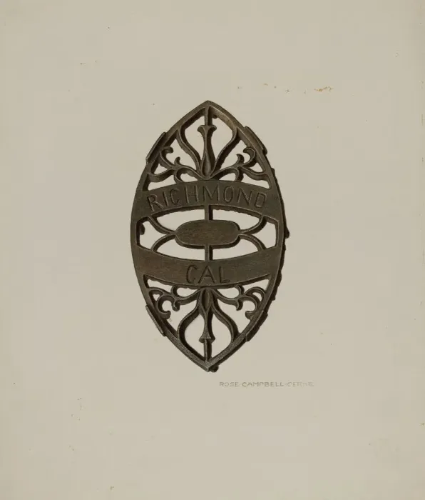 Framed Print : Flatiron Stand, c. 1940. Creator: Rose Campbell-Gerke Framed Print : Flatiron Stand, c. 1940. Creator: Rose Campbell-Gerke