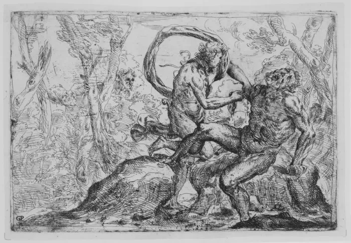 Framed Print : The Flaying of Marsyas, mid-17th century. Creator: Giovanni Pietro Possenti Framed Print : The Flaying of Marsyas, mid-17th century. Creator: Giovanni Pietro Possenti