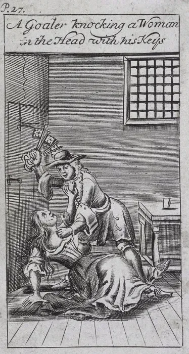 Framed Print : Fleet Prison, London, 1691 Framed Print : Fleet Prison, London, 1691