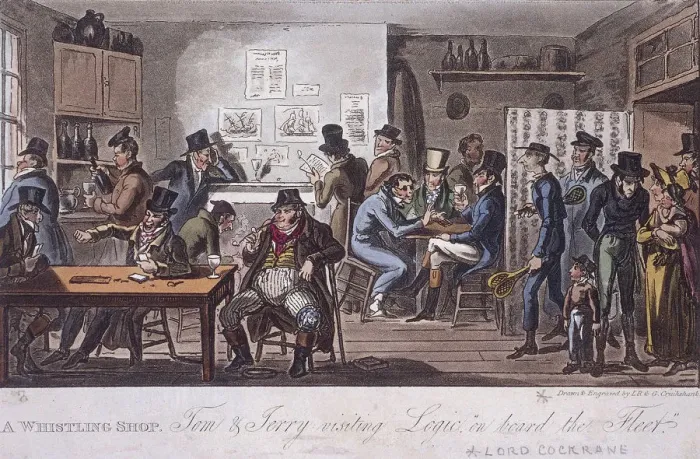 Framed Print : Fleet Prison, London, c1800 Framed Print : Fleet Prison, London, c1800