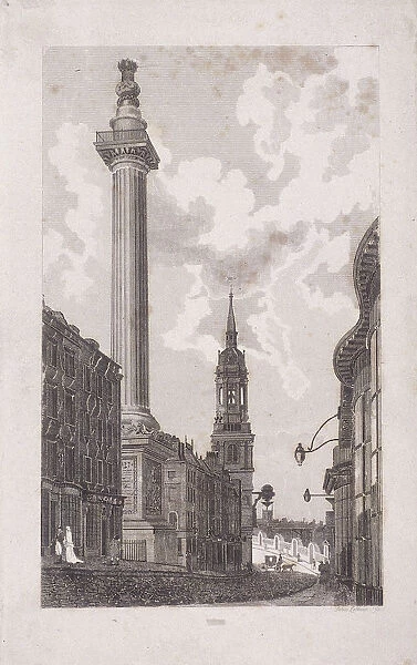 Fleet Street and Chancery Lane, London, c1840