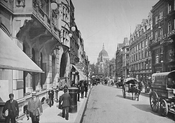 Fleet Street, City of London, c1900 (1911). Artist: Pictorial Agency