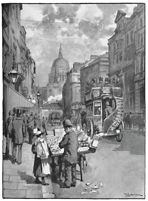Framed Print : Fleet Street, Showing St. Paul's, 1891. Creator: William Luker. Fleet Street, Showing St. Paul's, 1891. Creator: William Luker Framed Print : Fleet Street, Showing St. Paul's, 1891. Creator: William Luker. Fleet Street, Showing St. Paul's, 1891. Creator: William Luker