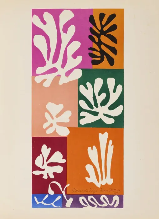 Framed Print : Fleurs de neige, 1951. Creator: Matisse; Henri (1869-1954) Framed Print : Fleurs de neige, 1951. Creator: Matisse; Henri (1869-1954)