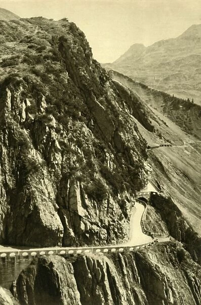 The Flexen Pass, Vorarlberg, Austria, c1935. Creator: Unknown