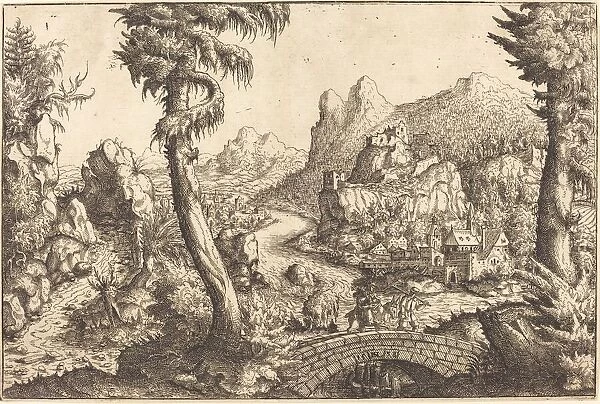 The Flight into Egypt, 1558. Creator: Hans Sebald Lautensack