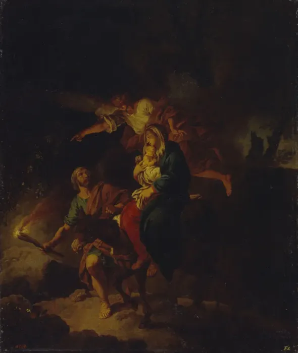 Framed Print : The Flight into Egypt Framed Print : The Flight into Egypt
