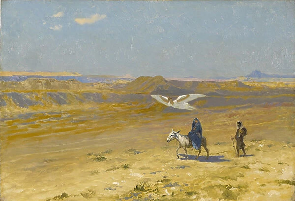 The Flight into Egypt, 1890s. Creator: Gerome, Jean-Leon (1824-1904)