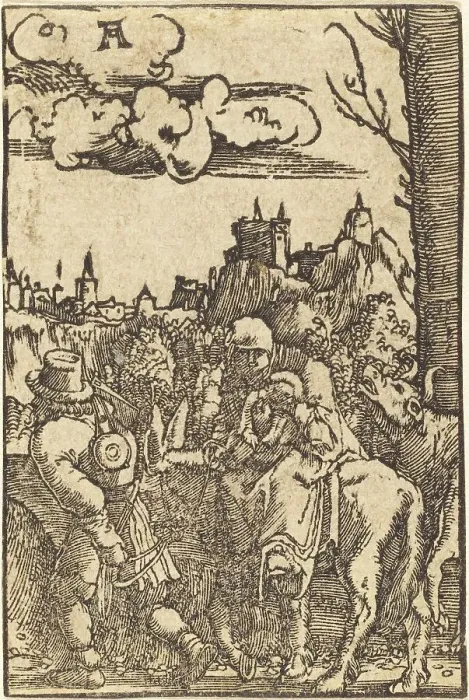 Framed Print : The Flight into Egypt, c. 1513. Creator: Albrecht Altdorfer Framed Print : The Flight into Egypt, c. 1513. Creator: Albrecht Altdorfer