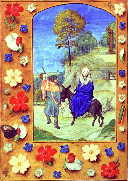Framed Print : The Flight into Egypt, c1480s. Creator: Unknown Framed Print : The Flight into Egypt, c1480s. Creator: Unknown