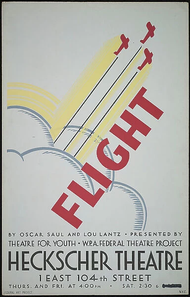 Flight, New York, 1936. Creator: Unknown