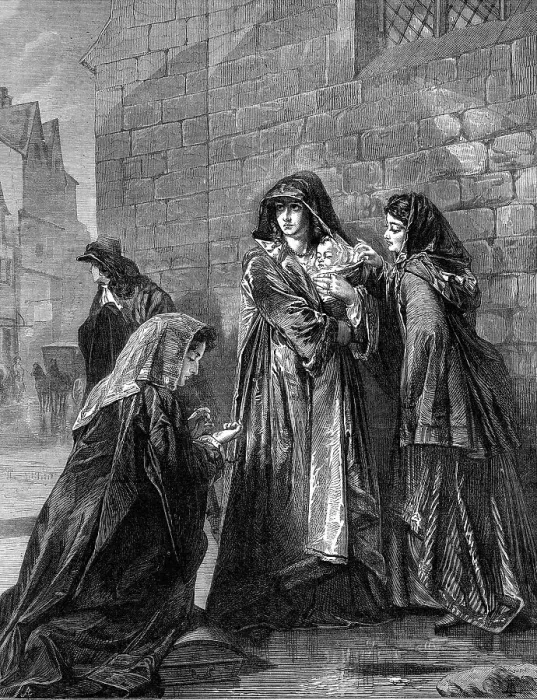 Framed Print : Flight of the Queen of James II. by Alexander Johnston, in the Crystal Palace Art-Gallery, 1872. Creator: Unknown Framed Print : Flight of the Queen of James II. by Alexander Johnston, in the Crystal Palace Art-Gallery, 1872. Creator: Unknown