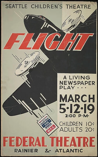 Flight, Seattle, 1938. Creator: Unknown