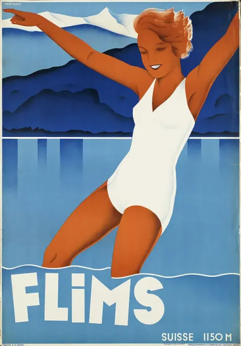 Framed Print : Flims, 1939. Creator: Handschin, Johannes (1899-1948) Framed Print : Flims, 1939. Creator: Handschin, Johannes (1899-1948)