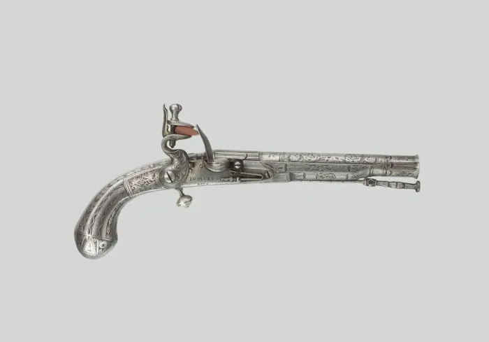 Framed Print : Flintlock Belt Pistol, Doune, c. 1780. Creator: John Murdoch Framed Print : Flintlock Belt Pistol, Doune, c. 1780. Creator: John Murdoch