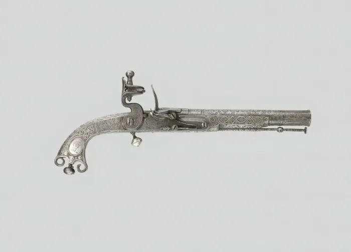 Framed Print : Flintlock Belt Pistol, Scotland, 1775. Creator: Leigh Thomas Murdoch Framed Print : Flintlock Belt Pistol, Scotland, 1775. Creator: Leigh Thomas Murdoch